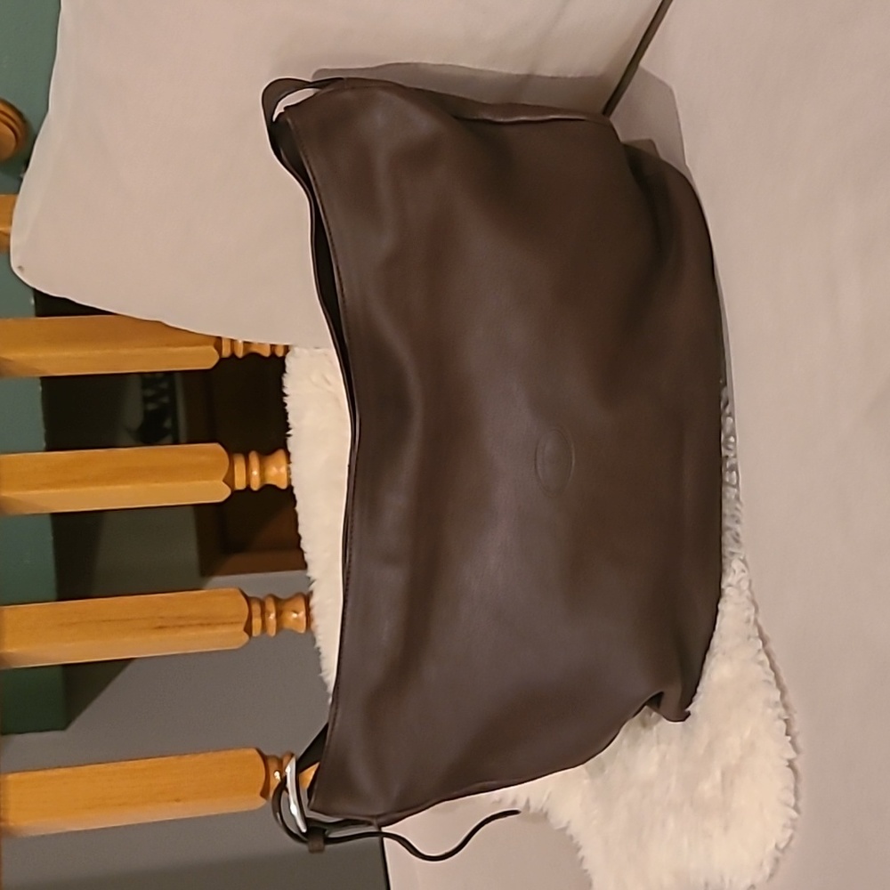 Large Brown Italian Leather tote bag. Borgo Degli Etruschi
